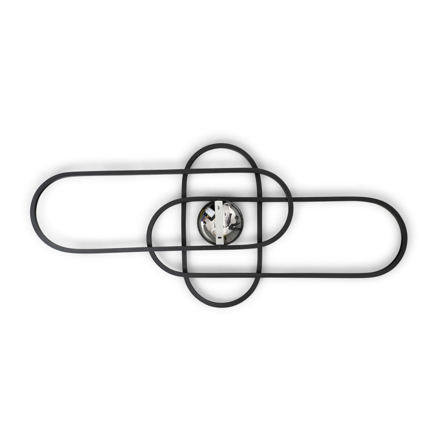 BRILAGI - LED stropna svjetiljka s prigušivanjem APOLLO LED/58W/230V 3000-6500K 43,2x101,2 cm crna + daljinski upravljač