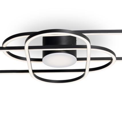 BRILAGI - LED stropna svjetiljka s prigušivanjem APOLLO LED/58W/230V 3000-6500K 43,2x101,2 cm crna + daljinski upravljač