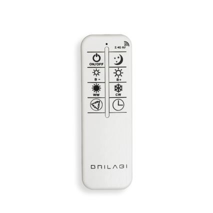 BRILAGI - LED stropna svjetiljka s prigušivanjem APOLLO LED/58W/230V 3000-6500K 43,2x101,2 cm crna + daljinski upravljač