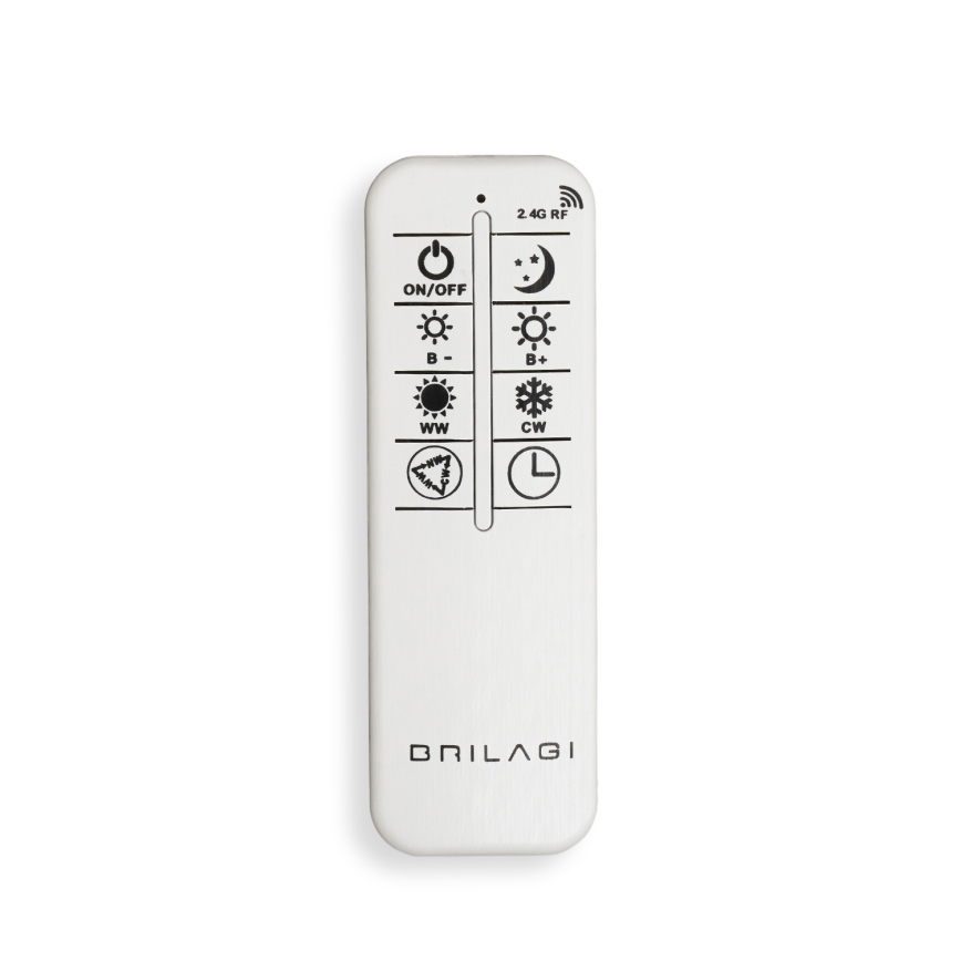 BRILAGI - LED stropna svjetiljka s prigušivanjem APOLLO LED/58W/230V 3000-6500K 43,2x101,2 cm crna + daljinski upravljač