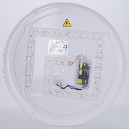 Brilagi - LED prigušivo stropno svjetlo COCI LED/48W/230V 3000-6500K Ø 39 cm drveni dekor/crna + daljinski upravljač