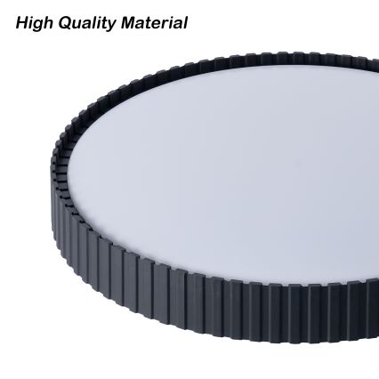 Brilagi - LED stropna svjetiljka s prigušivanjem CORVO LED/54W/230V 3000-6000K crna Ø 40 cm + daljinski upravljač