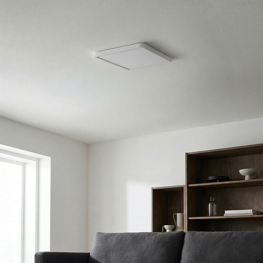 Brilagi - LED stropno svjetlo s prigušivanjem ESTELA SQUARE LED/36W/230V 3000-6500K 31x31 cm bijela + daljinski upravljač
