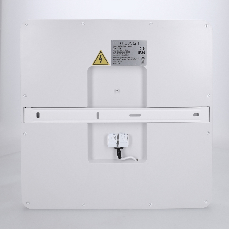 Brilagi - LED stropno svjetlo s prigušivanjem ESTELA SQUARE LED/36W/230V 3000-6500K 31x31 cm bijela + daljinski upravljač