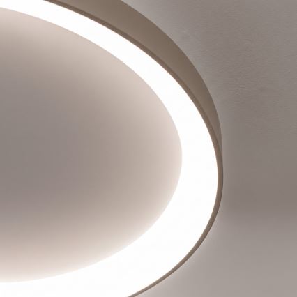 BRILAGI - LED Prigušivo stropno svjetlo FALCON II LED/108W/230V 3000-6500K Ø 80 cm bijela/bež + daljinski upravljač
