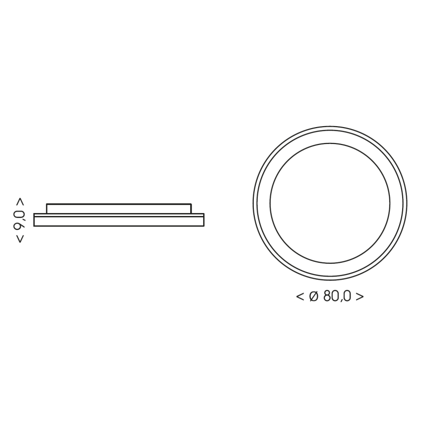 BRILAGI - LED Prigušivo stropno svjetlo FALCON II LED/108W/230V 3000-6500K Ø 80 cm bijela/bež + daljinski upravljač