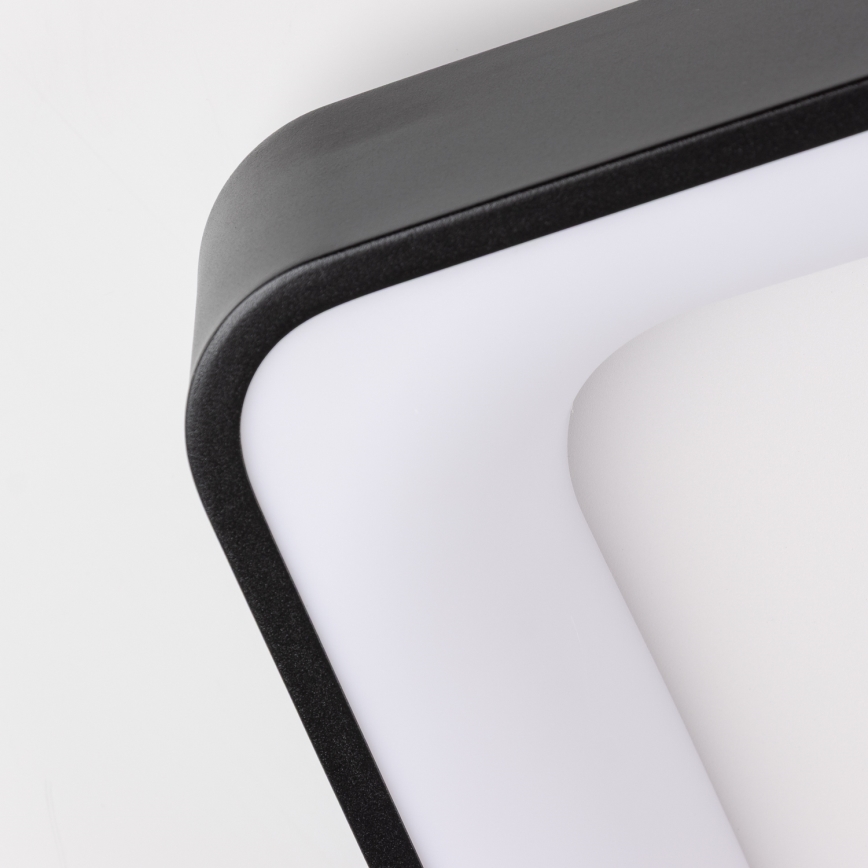 Brilagi - LED prigušivo stropno svjetlo FALCON II LED/125W/230V 3000-6500K 60x60 cm crna + daljinski upravljač