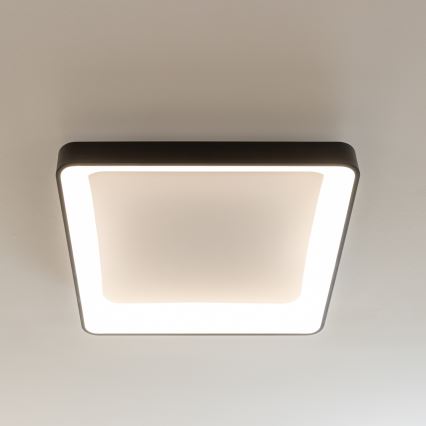 Brilagi - LED prigušivo stropno svjetlo FALCON II LED/125W/230V 3000-6500K 60x60 cm crna + daljinski upravljač