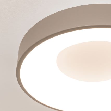 BRILAGI - LED Stropna svjetiljka s prigušivanjem FALCON II LED/67W/230V 3000-6500K Ø 40 cm bijela/bež + daljinski upravljač