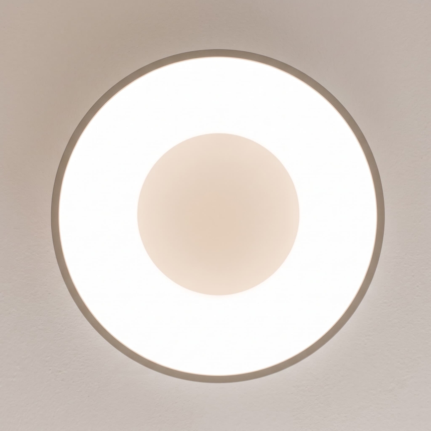 BRILAGI - LED Stropna svjetiljka s prigušivanjem FALCON II LED/67W/230V 3000-6500K Ø 40 cm bijela/bež + daljinski upravljač