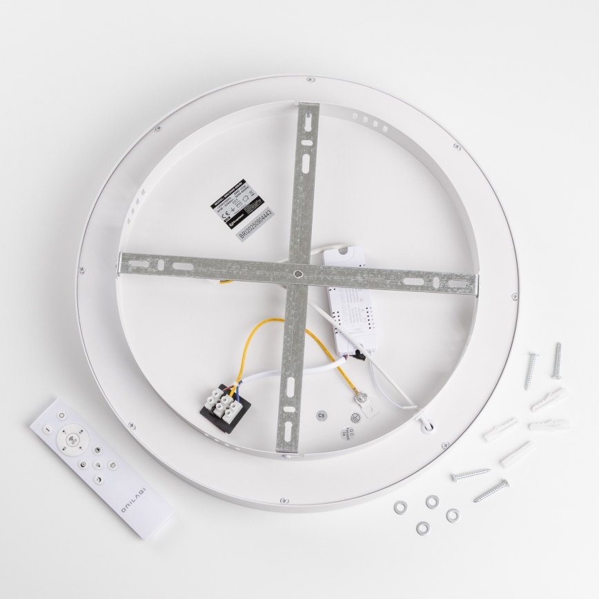 Brilagi - LED prigušivo stropno svjetlo FALCON II LED/67W/230V 3000-6500K Ø 40 cm bijelo + daljinski upravljač