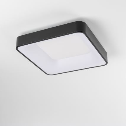 Brilagi - LED stropno svjetlo FALCON II s mogućnošću prigušivanja LED/80W/230V 3000-6500K 40x40 cm crno + daljinski upravljač