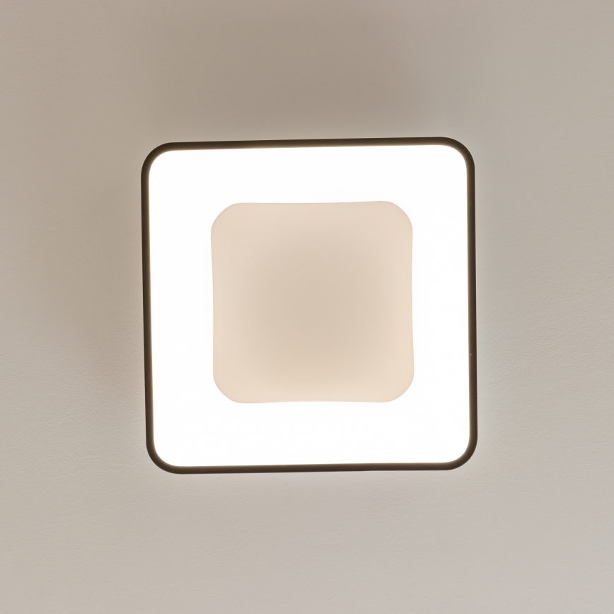 Brilagi - LED stropno svjetlo FALCON II s mogućnošću prigušivanja LED/80W/230V 3000-6500K 40x40 cm crno + daljinski upravljač