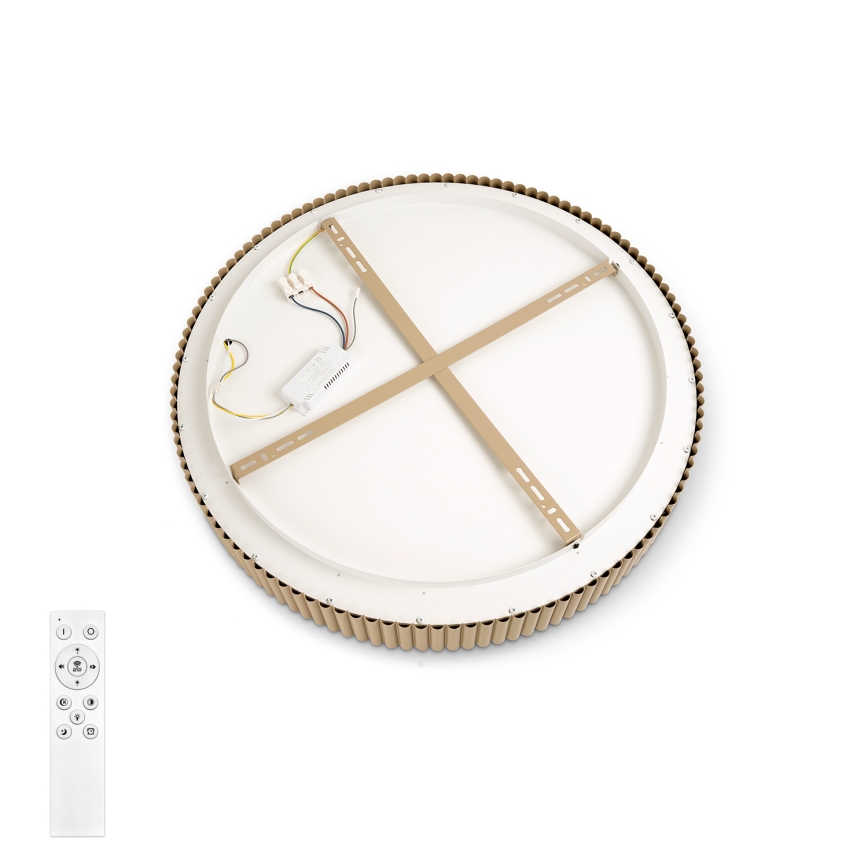 Brilagi - LED stropno svjetlo s prigušivanjem FALCON MODERN LED/30W/230V 3000–6500K Ø 40 cm u bež boji + daljinsko upravljanje