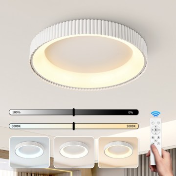 Brilagi - LED prigušivo stropno svjetlo FALCON MODERN LED/54W/230V 3000-6000K 60 cm bijelo + daljinski upravljač