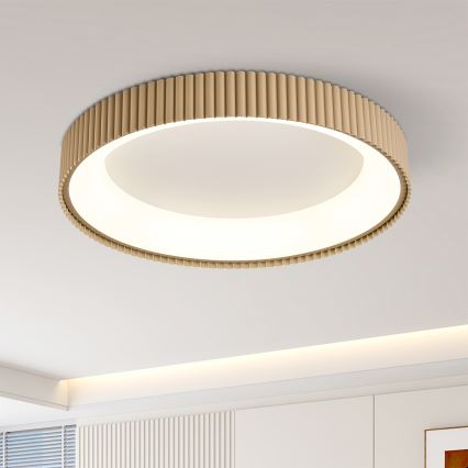 Brilagi - LED stropno svjetlo s prigušivanjem FALCON MODERN LED/54W/230V 3000-6500K 60 cm bež + daljinski upravljač