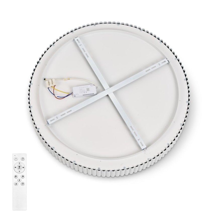 BRILAGI - LED prigušivo stropno svjetlo FALCON MODERN LED/54W/230V 3000-6000K Ø 60 cm bijela + daljinski upravljač