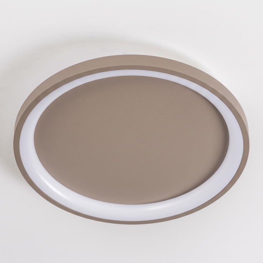 BRILAGI - LED prigušiva stropna svjetiljka FALCON SLIM LED/42W/230V 3000-6500K Ø 50 cm bež + daljinski upravljač