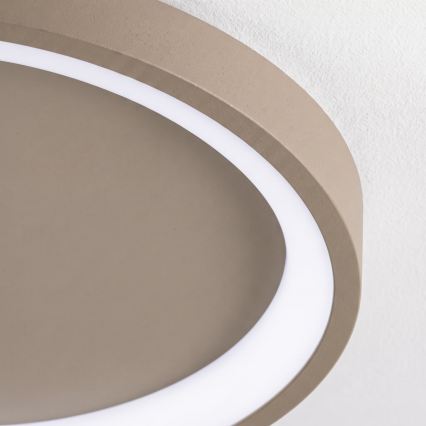 BRILAGI - LED prigušiva stropna svjetiljka FALCON SLIM LED/42W/230V 3000-6500K Ø 50 cm bež + daljinski upravljač