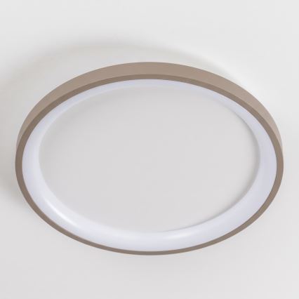 BRILAGI - LED prigušivo stropno svjetlo FALCON SLIM LED/42W/230V 3000-6500K pr. 50 cm bijelo/bež + daljinski upravljač