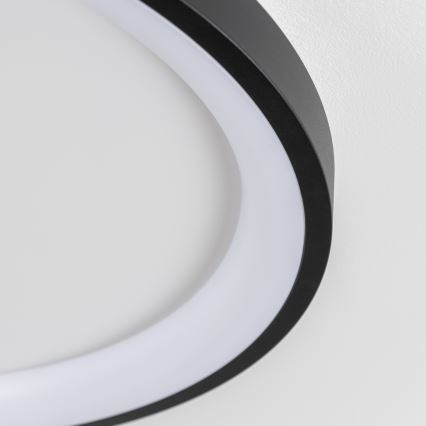 Brilagi - LED stropna svjetiljka s prigušivanjem FALCON SLIM LED/42W/230V 3000-6500K Ø 50 cm crna + daljinski upravljač