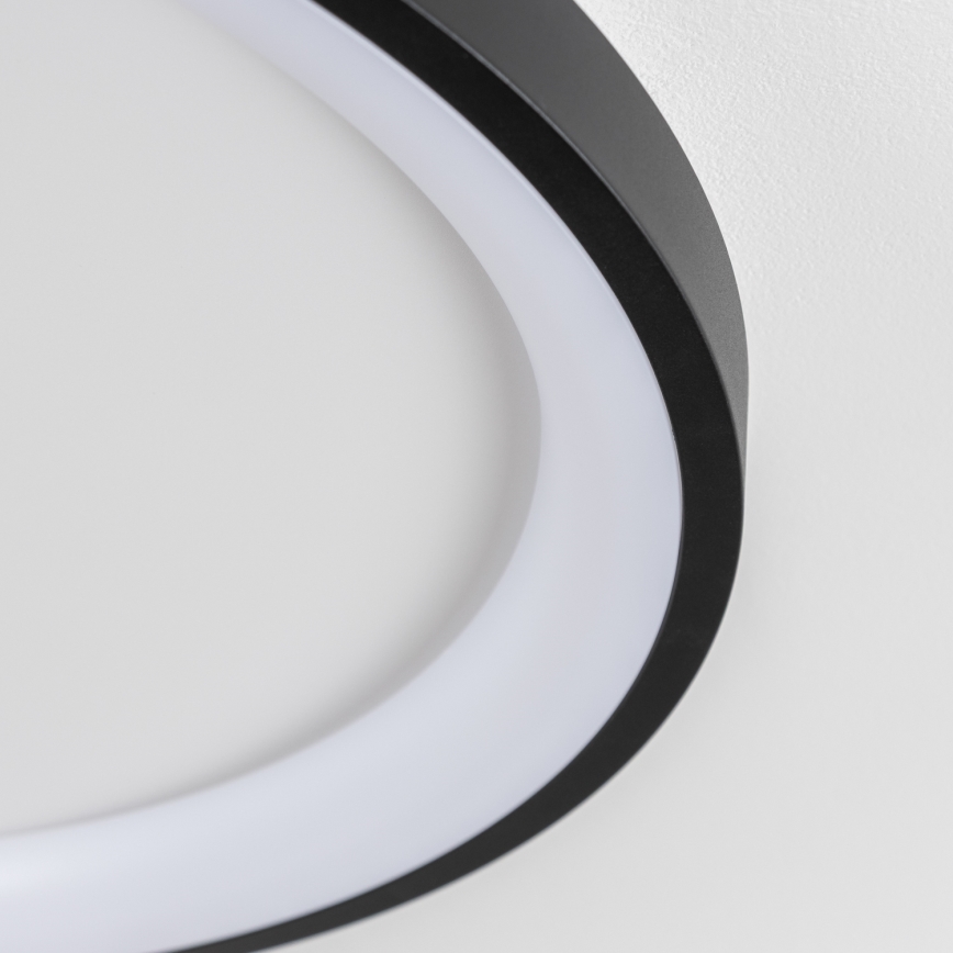 Brilagi - LED stropna svjetiljka s prigušivanjem FALCON SLIM LED/42W/230V 3000-6500K Ø 50 cm crna + daljinski upravljač