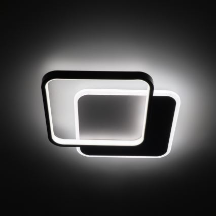 Brilagi - LED stropno svjetlo FLARE s mogućnošću prigušivanja LED/43W/230V 3000-6000K 39,5x45 cm bijelo/crno + daljinsko upravljanje