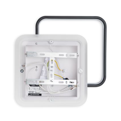 Brilagi - LED stropno svjetlo FLARE s mogućnošću prigušivanja LED/43W/230V 3000-6000K 39,5x45 cm bijelo/crno + daljinsko upravljanje