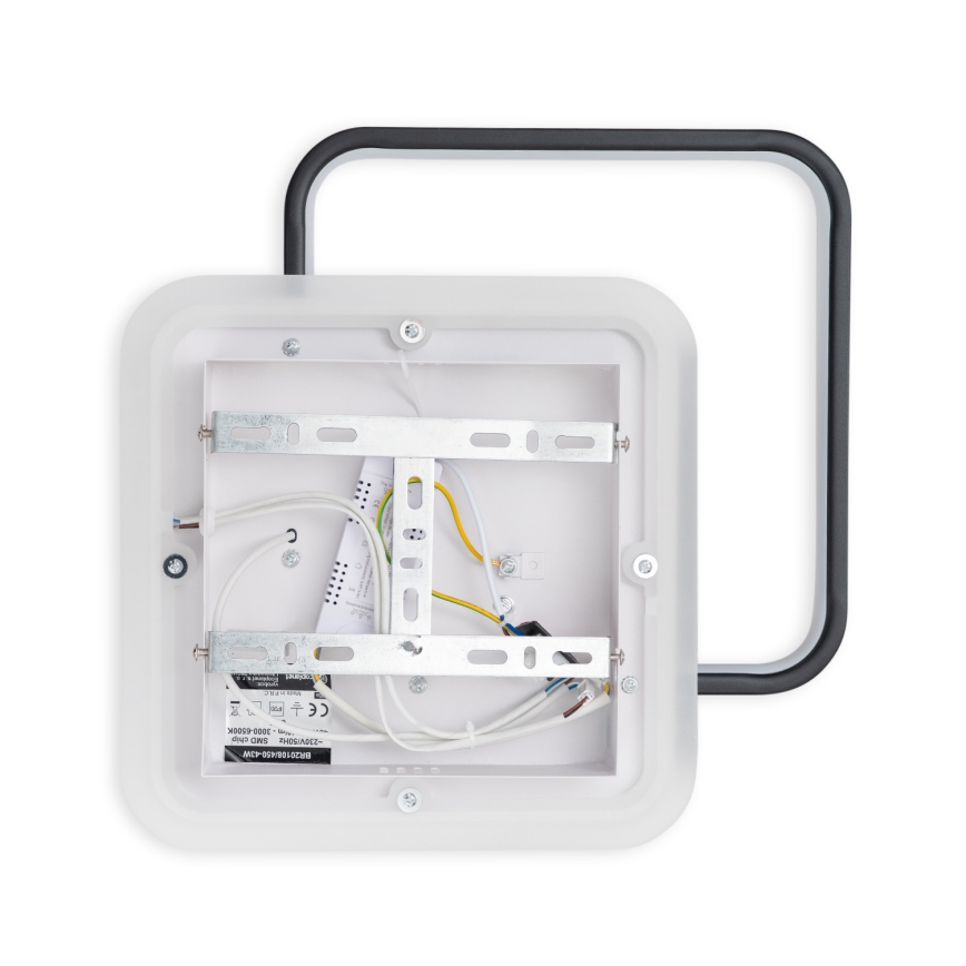 Brilagi - LED stropno svjetlo FLARE s mogućnošću prigušivanja LED/43W/230V 3000-6000K 39,5x45 cm bijelo/crno + daljinsko upravljanje