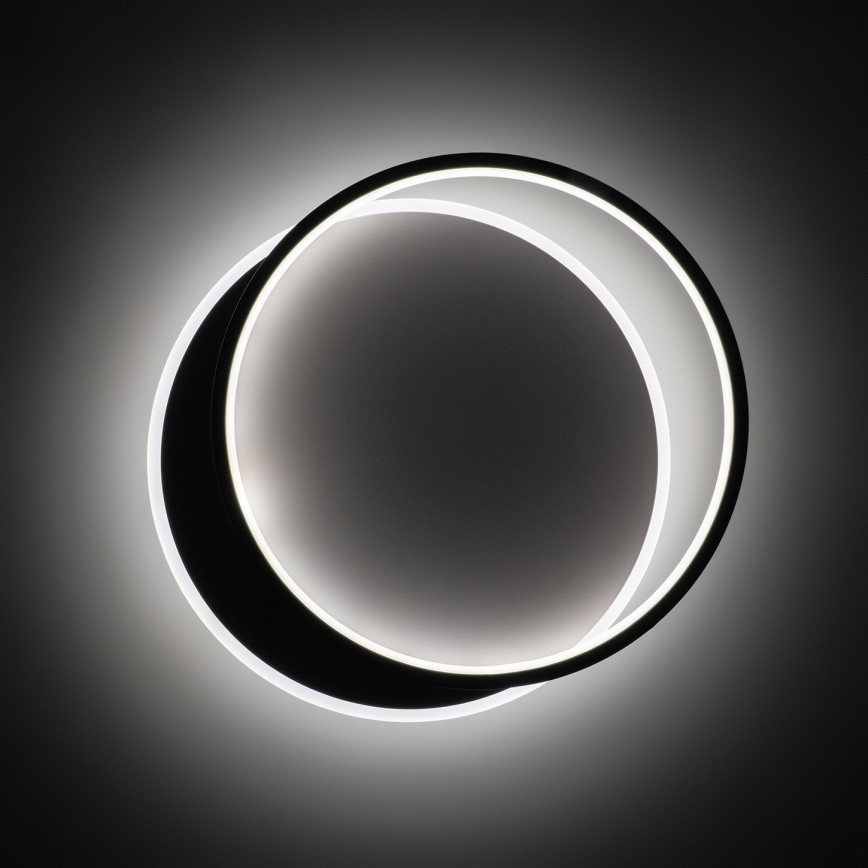 Brilagi - LED stropna svjetiljka s prigušivanjem FLARE LED/48W/230V 3000-6000K 39,5x45 cm bijela/crna + daljinski upravljač