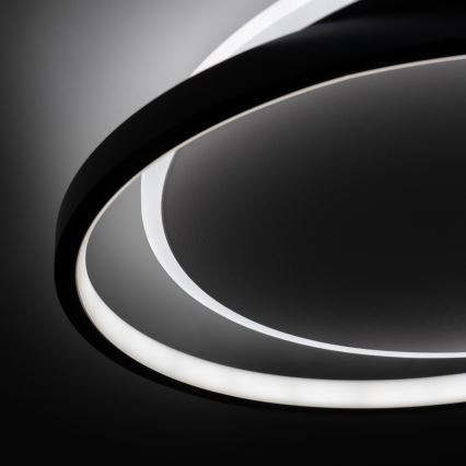 Brilagi - LED stropna svjetiljka s prigušivanjem FLARE LED/48W/230V 3000-6000K 39,5x45 cm bijela/crna + daljinski upravljač