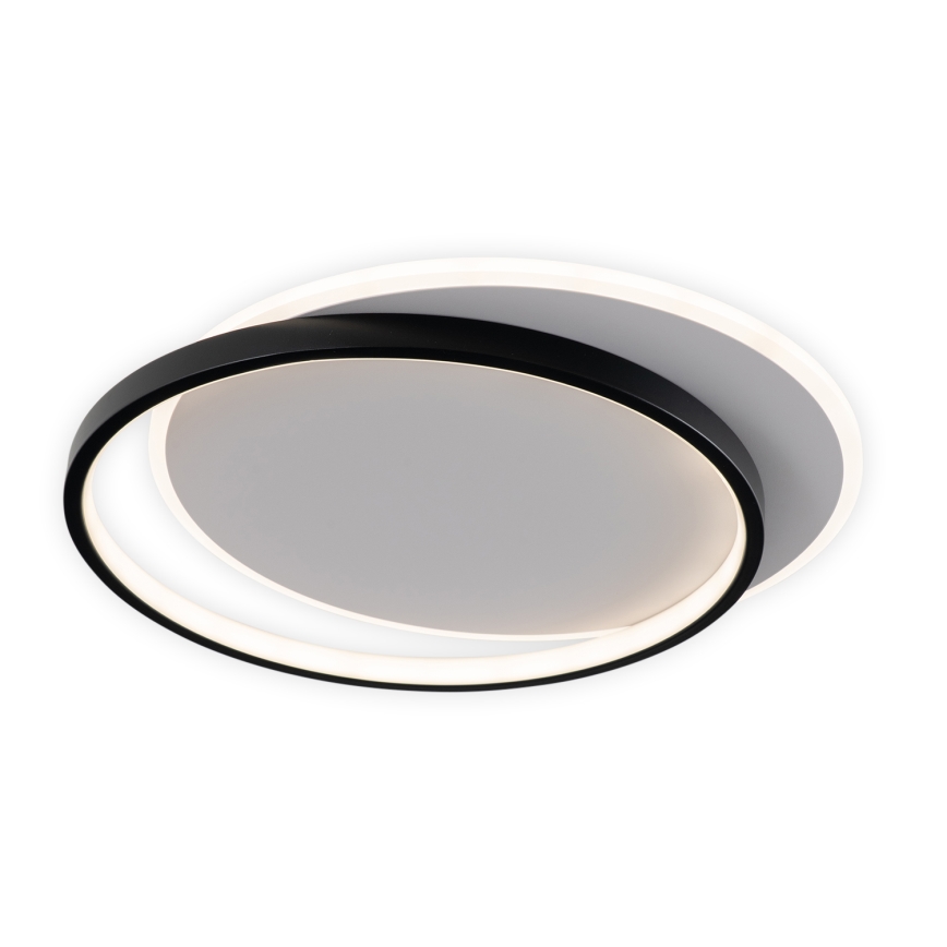 Brilagi - LED stropna svjetiljka s prigušivanjem FLARE LED/48W/230V 3000-6000K 39,5x45 cm bijela/crna + daljinski upravljač