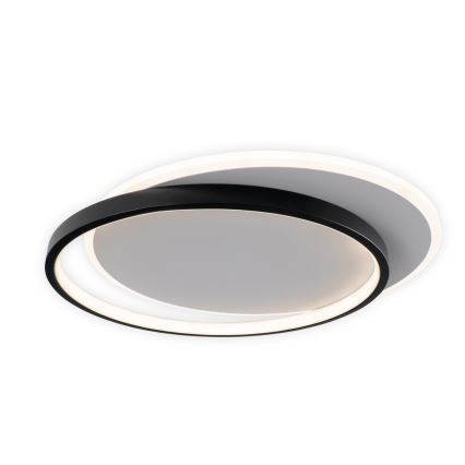 Brilagi - LED stropna svjetiljka s prigušivanjem FLARE LED/48W/230V 3000-6000K 39,5x45 cm bijela/crna + daljinski upravljač
