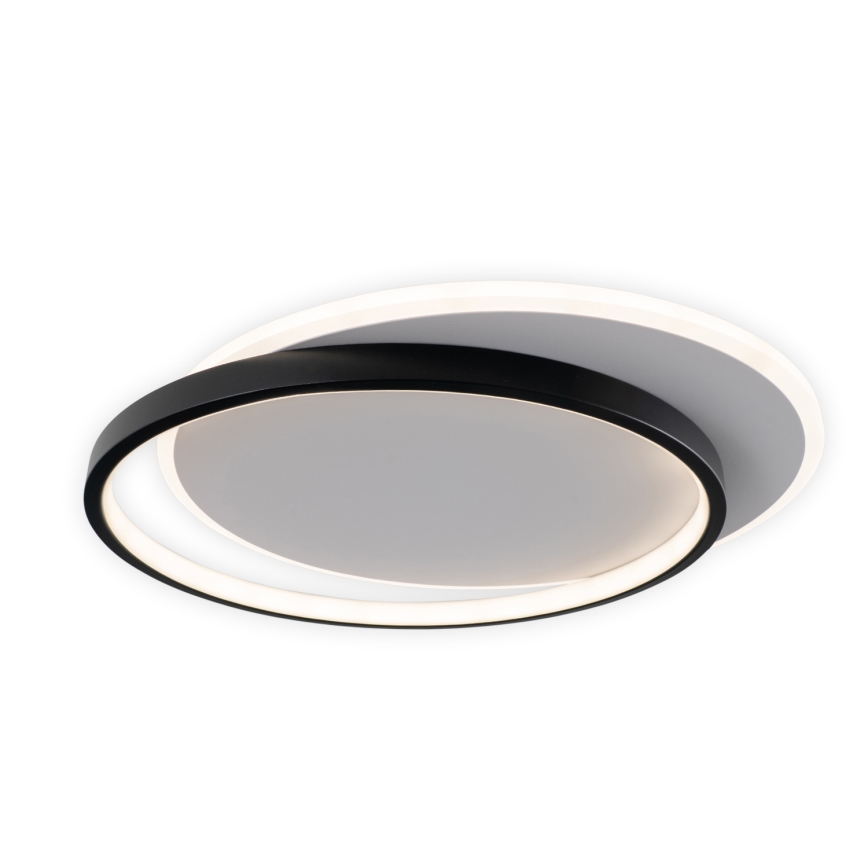 Brilagi - LED stropna svjetiljka s prigušivanjem FLARE LED/48W/230V 3000-6000K 39,5x45 cm bijela/crna + daljinski upravljač