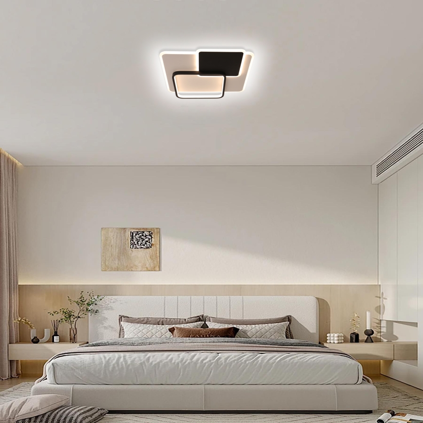 Brilagi - prigušivo LED stropno svjetlo FLARE LED/64W/230V 45x45 cm 3000/4000/6000K + daljinski upravljač