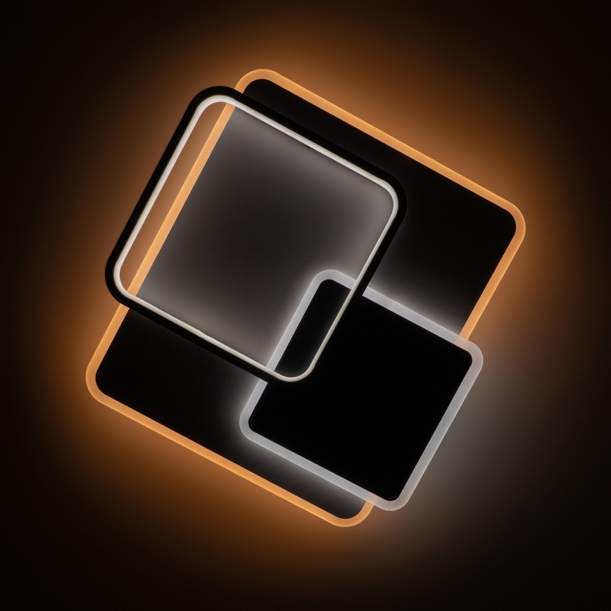 Brilagi - prigušivo LED stropno svjetlo FLARE LED/64W/230V 45x45 cm 3000/4000/6000K + daljinski upravljač