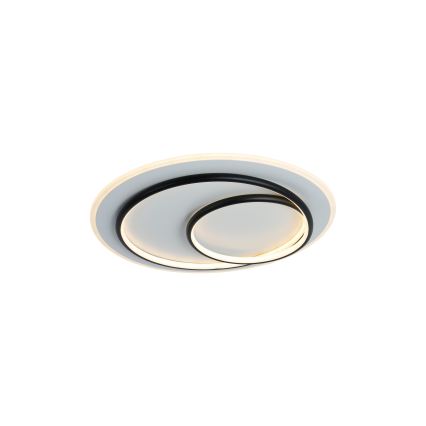 Brilagi - prigušivo LED stropno svjetlo IRIS LED/70W/230V 3000-6000K Ø 50 cm bijela/crna + daljinski upravljač