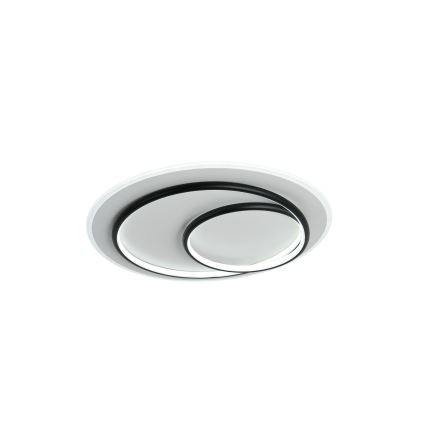 Brilagi - prigušivo LED stropno svjetlo IRIS LED/70W/230V 3000-6000K Ø 50 cm bijela/crna + daljinski upravljač
