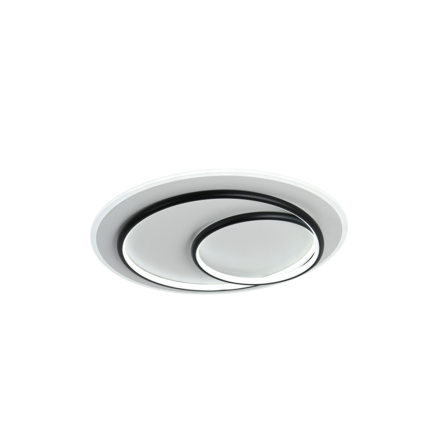 Brilagi - prigušivo LED stropno svjetlo IRIS LED/70W/230V 3000-6000K Ø 50 cm bijela/crna + daljinski upravljač
