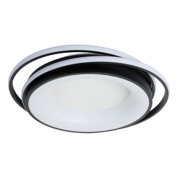 Brilagi - LED prigušivo stropno svjetlo IRIS LED/84W/230V 3000-6000K 47x51 cm crno + daljinski upravljač