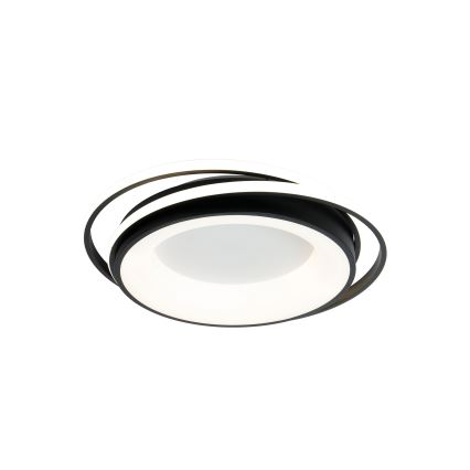 Brilagi - LED prigušivo stropno svjetlo IRIS LED/84W/230V 3000-6000K 47x51 cm crno + daljinski upravljač