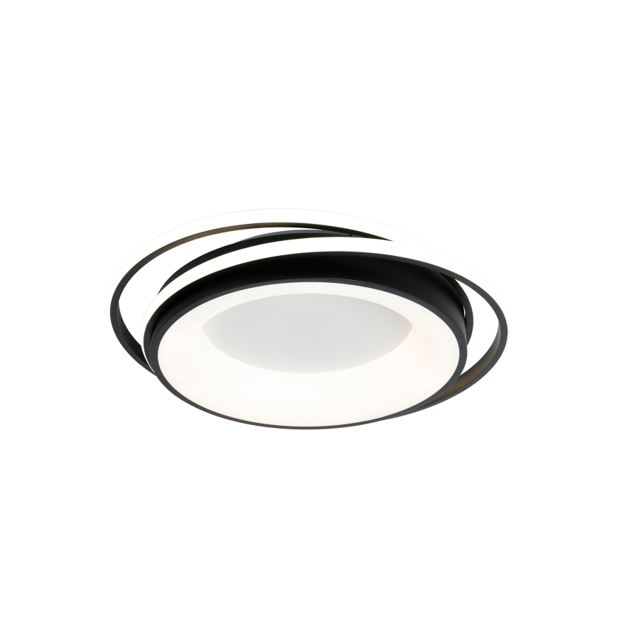 Brilagi - LED prigušivo stropno svjetlo IRIS LED/84W/230V 3000-6000K 47x51 cm crno + daljinski upravljač
