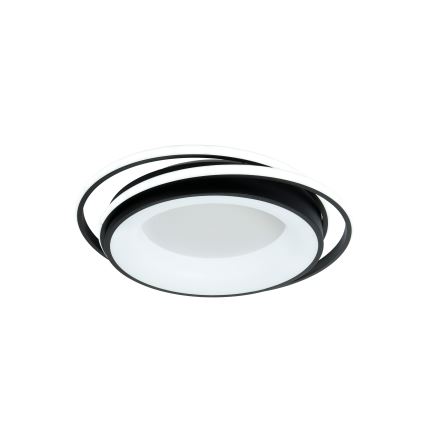 Brilagi - LED prigušivo stropno svjetlo IRIS LED/84W/230V 3000-6000K 47x51 cm crno + daljinski upravljač