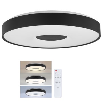 Brilagi - LED prigušivo stropno svjetlo JAMIS LED/48W/230V 3000-6500K Ø 39 cm crno + daljinski upravljač