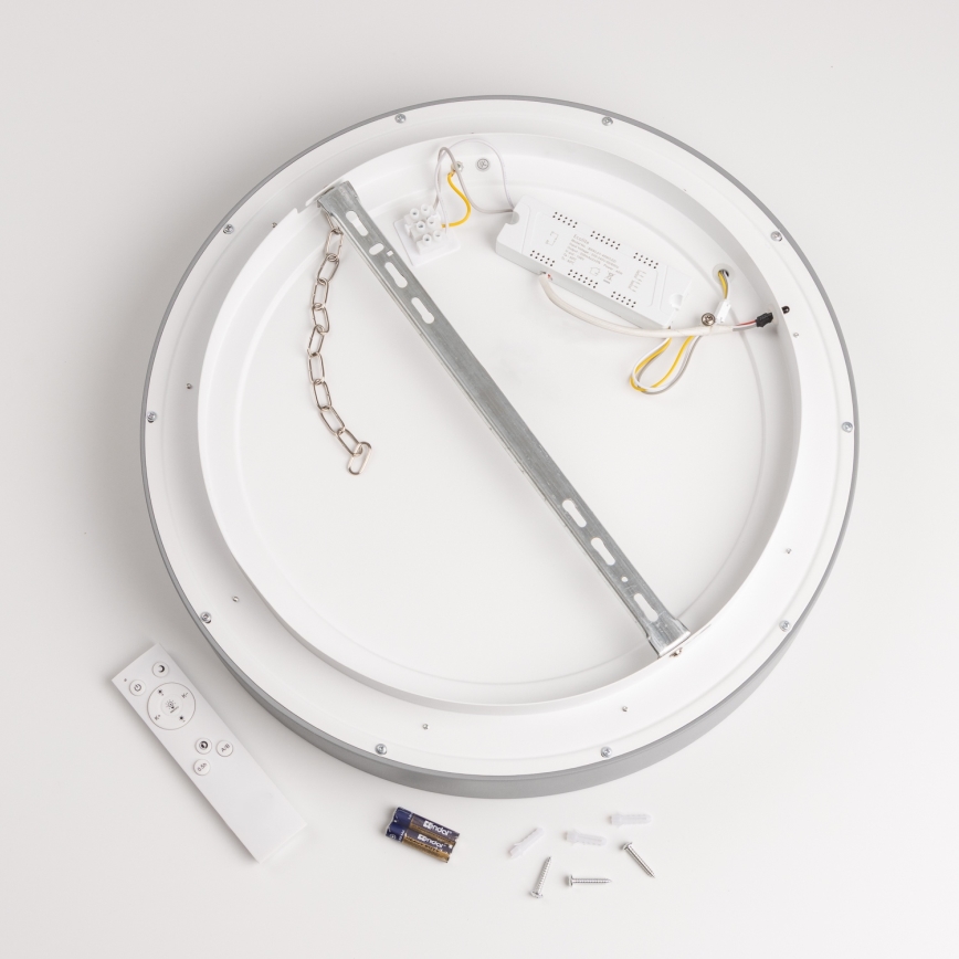 Brilagi - LED stropna svjetiljka s mogućnošću prigušivanja FALCON LED/40W/230V 3000-6500K Ø 45 cm siva + daljinski upravljač