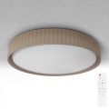 Brilagi - LED prigušivo stropno svjetlo LUCIA LED/48W/230V 3000-6500K Ø 41 cm smeđa + daljinski upravljač