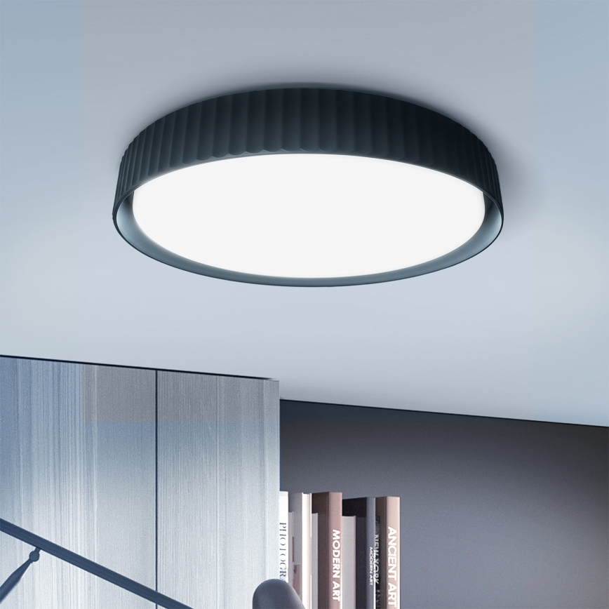 Brilagi - LED stropna svjetiljka s prigušivanjem LUCIA LED/48W/230V 3000-6500K Ø 41 cm crna + daljinski upravljač
