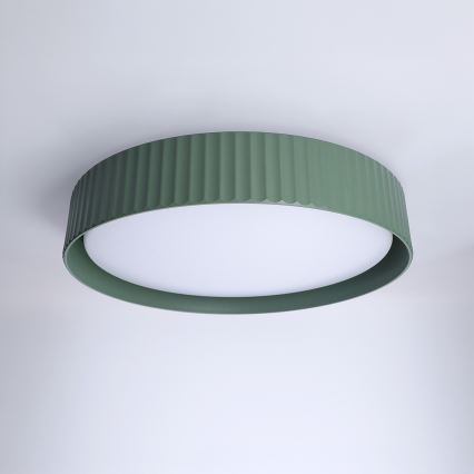 Brilagi - Prigušivo LED stropno svjetlo LUCIA LED/48W/230V 3000-6500K promjer 41 cm zeleno + daljinski upravljač