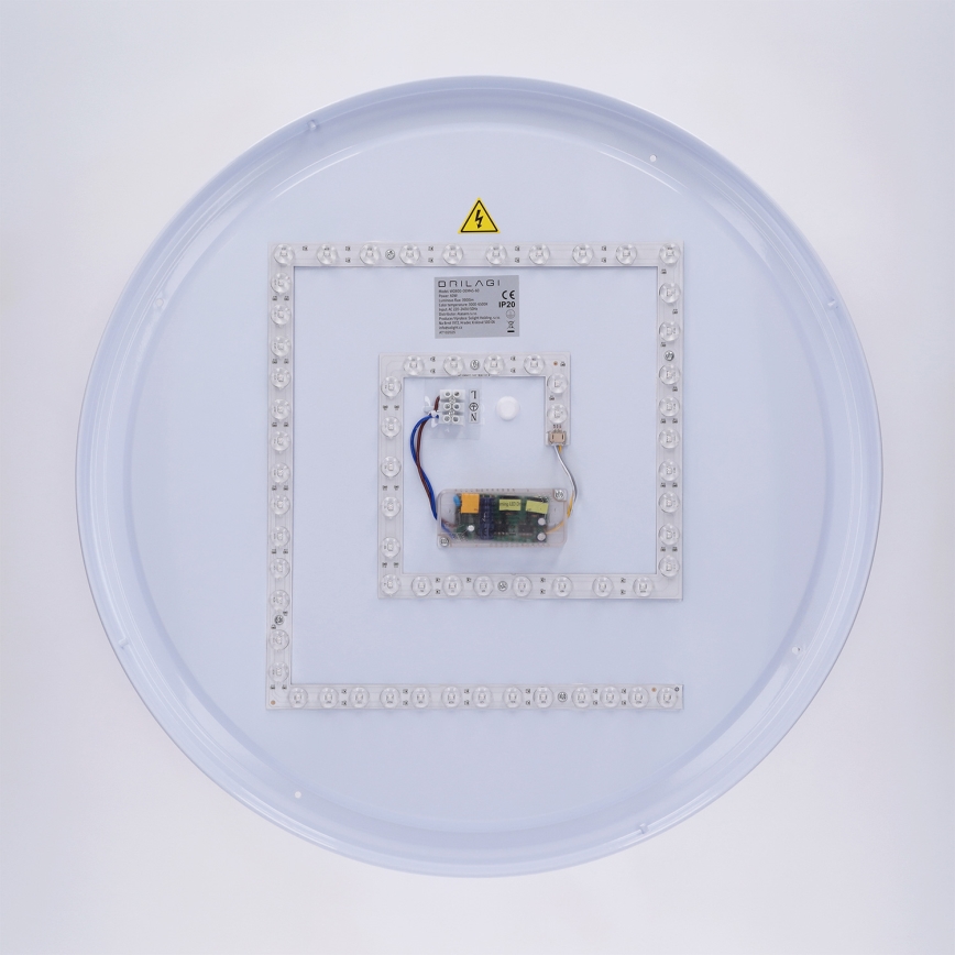 Brilagi - LED prigušivo stropno svjetlo LUCIA LED/60W/230V 3000-6500K promjer 59 cm bijelo + daljinski upravljač
