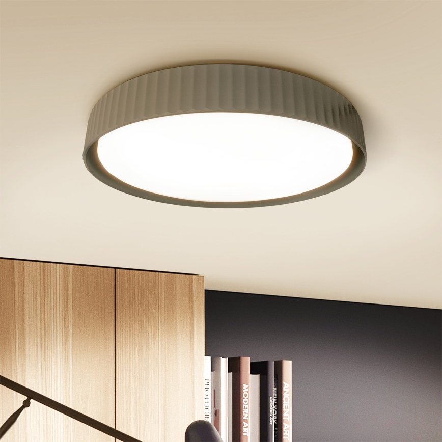 Brilagi - prigušiva LED stropna svjetiljka LUCIA LED/60W/230V 3000-6500K prom. 59 cm taupe + daljinsko upravljanje